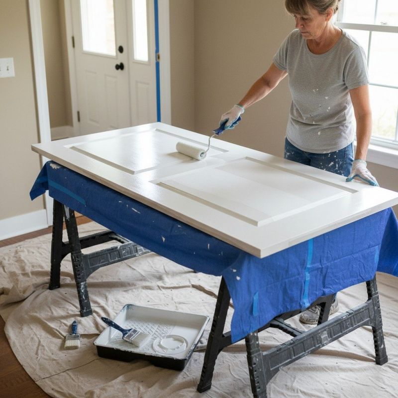 Local Barn Door Painting pros at work